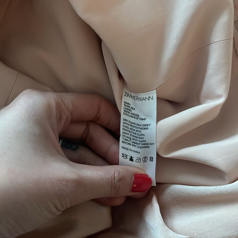 NWT Zimmermann Sabotage Bow Mini Dress - Picture 6 of 11